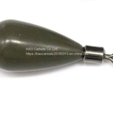 Wholesale tungsten tear drop shot weight round eye