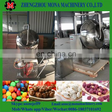 Wholesale almond nuts sugar coating machine /nuts chocolate coating pan Mini Chocolate Beans Sugar Coating Machine