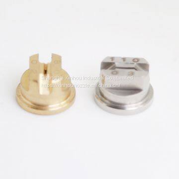 TPU brass teejet sprayer flat fan spray nozzle tip for agriculture