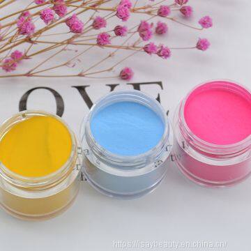 New artistry French and gradient effect Nail Polish Dip Kit Dipping Tray Glitter Glow In The Dark Acrylic Powder Bulk