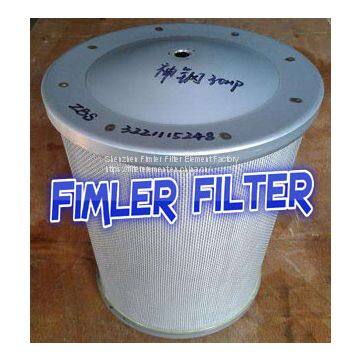 Kobelco filters 3221115248, P-CE03-537, P-CE03-538, PCE03-517, PCE03-530, PCE03-538, PCE03525