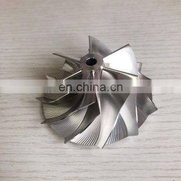 TD05H Reverse 49179-02712 56.24/75.00mm 6+6 Blades Performance Low Blade Turbo Aluminum 2618/milling/ Billet Compressor Wheel photo-2