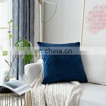 i@home Solid color dutch cashmere home decorative sofa pillow velvet cushion cover