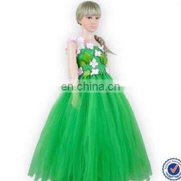 Kids Flower Dress Puffy Long Flower Girl Dress Sweet Baby Fluffy Party Tutu Dress for photo-6