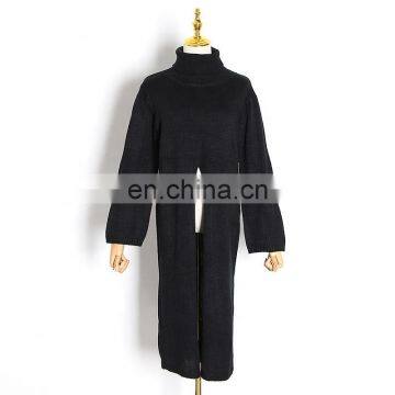 Turtleneck Sweater Fashion Cotton Ladies Woman Clothing Custom Winter Pullover