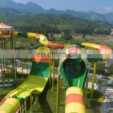 Giant aqua park equipment Water Park water slide for sale