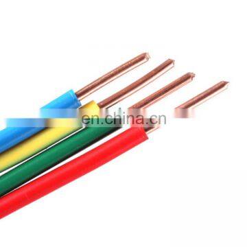 China Manufacturer BV Cable Single Hard Core House Wire Used Electric Heating Wire Cable photo-2