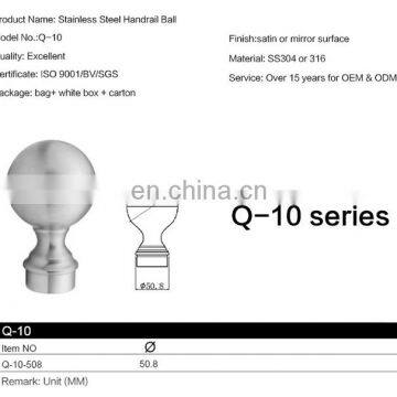Casting Handrail Tube Stainless Steel Decorative Ball photo-5