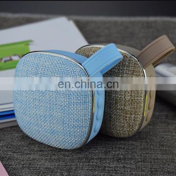 New Fabric speakers bluetooth wireless Cloth Outdoor Hifi Portable Wireless Speaker