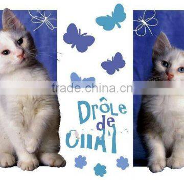 kid home decoration lovely cats wall decal sticker