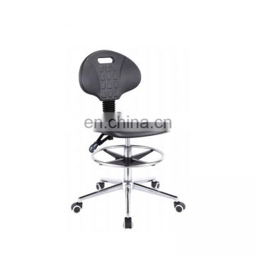 polyurethane office chair black adjustable height counter stool bar outdoor