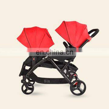 Modern Electric Can See Multi Functional Baby Twin Stroller