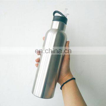 Drinking Directly Holder Stainless Steel Sport Water Bottle