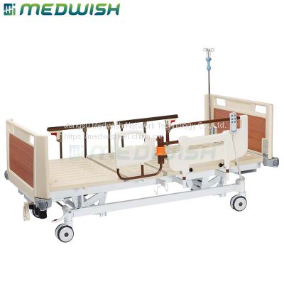 AG-W004 High quality PP solid bed board 3 function luxury hospital bed for disabled people nursing care