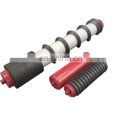 Red Standard Steel conveyor roller stainless steel for Mining Conveyor