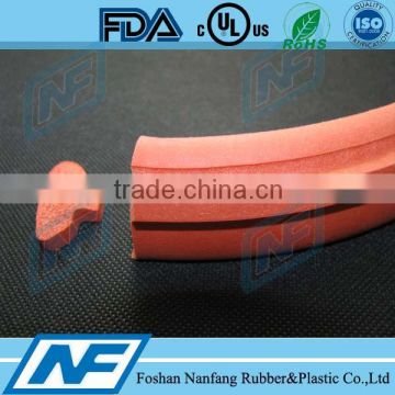 sheet metal edge protection rubber seal strip sponge soft