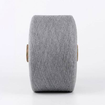 Ne 12/1 Nm20/1 Gray 60/40 Poly Cotton Yarns Knitting Open End Regenerated Yarn Eco-Friendly Recycled Cotton Yarn photo-3