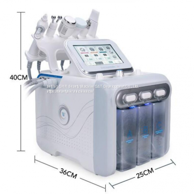 Portable Hydra Facial Machine Beauty Instrument Eliminate Facial Blemishes