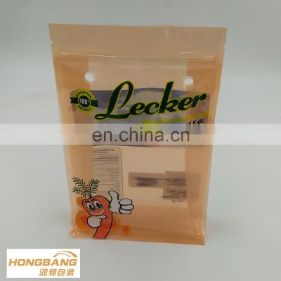 Custom Printing Vegetables Platic Packing Bags Eight Side Sealing Bags For Wholesale Food Grade