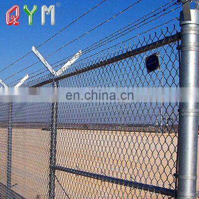 High Security Anti Climb Airport Wire Fence with Barbed Wire on Top