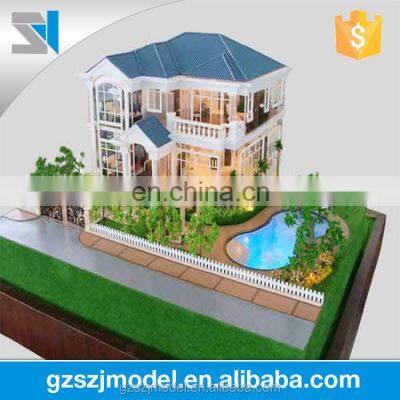 Villa Interior Architectural Model With Furniture ,Miniature 3d Physical Model