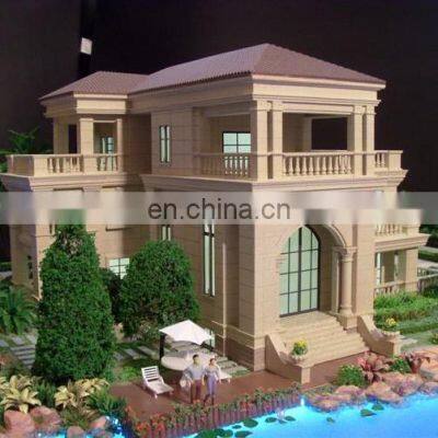 Prefabricated miniature architecture scale building model for houses and apartment