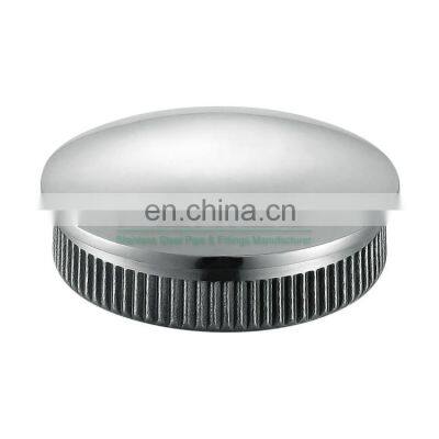 Railing Round Decoration Fitting Stainless Steel Balustrade Top End Cap Accessory Accessories