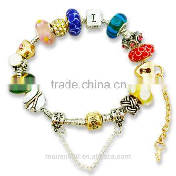 MNP149 2015 Fashion trendy hot jewelry in latest market wholesale charms European beads bracelets