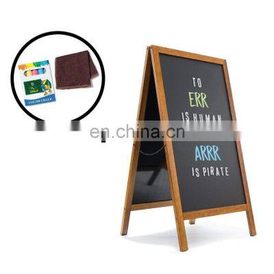 A Frame Chalkboard   Magnetic Porcelain Steel Board