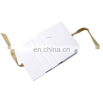 White Folding Gift Card Packaging Storage Box for Shipping Card Bank Card