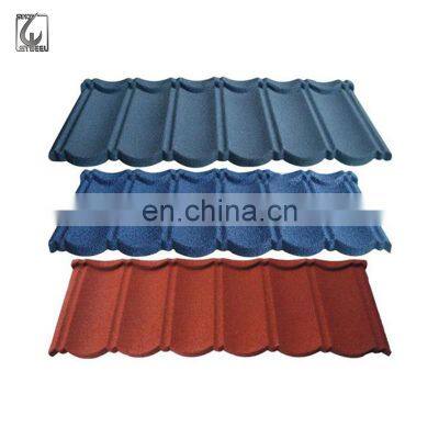 High quality galvalume steel plate terracotta stone coated roofing material and accessories