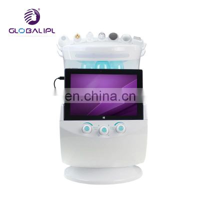 Multifunctional 7 In 1 H2O2 hydra oxygen jet peel skin care facial beauty machine