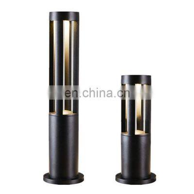 Modern Waterproof IP65 Aluminium 9W 18W Garden Lawn Outdoor LED Bollard Light For Landscape