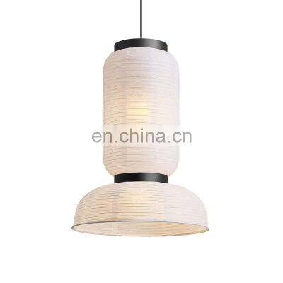 New Chinese Creative Personality Pendant Light Living Room Dining Bedroom Japanese Rice Paper Nordic Lantern Art Chandelier