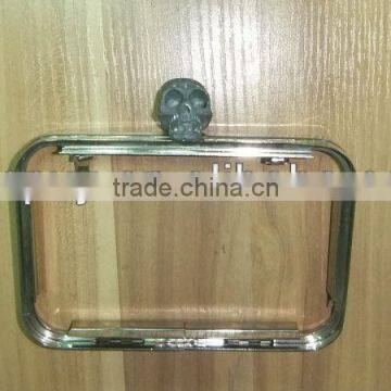 Purse frame, handbag frame, metal bag accessories& parts with skull