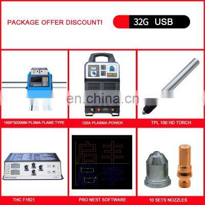 Portable Cnc Plasma Cutting Machine Flame and Portable Type Huayuan 200A Cutter Power Source photo-3