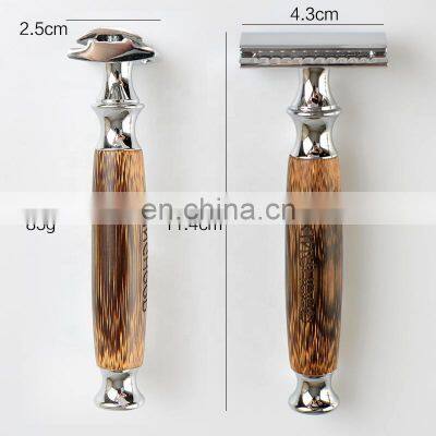 EcoYou Eco Friendly Women's Men's Wet Shaver High Quality Wooden Bamboo Safety Razor
