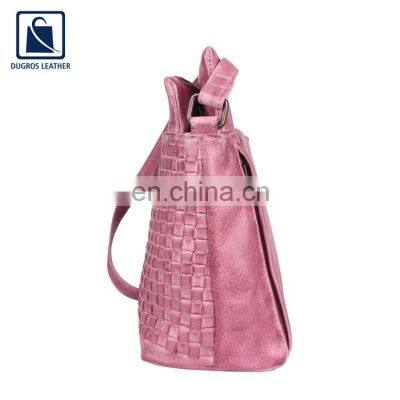 Factory Price Optimum Quality Stylish Fashion Modern Design Genuine Leather Women Sling Bag for Bulk Purchase