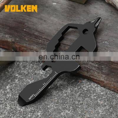 Stainless Steel Multifunctional Tools Outdoor Camping Portable Screwdriver Head Pocket Tools Gift photo-5