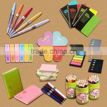 Cheap stationery promotional gifts. Promotion notebook. memo pad&Pen customized logo