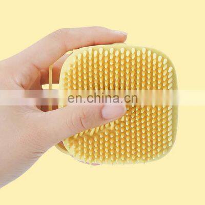 Hot Selling Soft Body Brush Shower Brush Baby Silicon Massage Bath Brush With Soap Dispenser photo-5