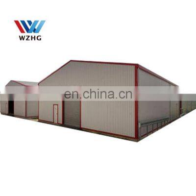 WZH 2020 Prefabricated Structure Steel building warehouse steel structure farm sheds for sale