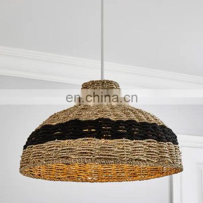 Hot Wicker Large Seagrass Lampshade Easy Fit Pendant 40cm Cheap Wholesale Vietnam Manufacturer