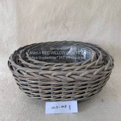 Wholesale Good Quality Nature Color Willow Handwoven Baskets