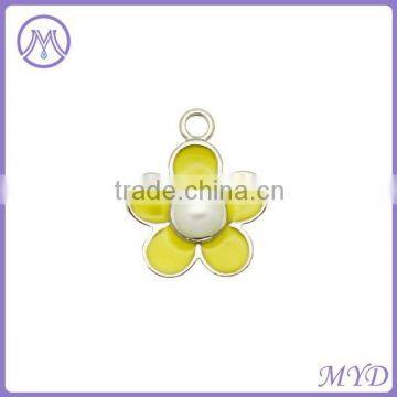 cute enamel flower charm