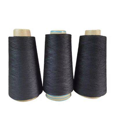 100% Black Viscose High Tenacity Textile Yarn Knitting-Friendly Vortex Spinning Yarn