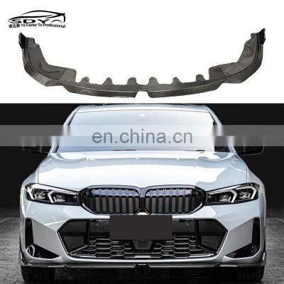 G20 LCI M Sport MP Style Carbon Fiber Front Lip Front Bumper Lip Front Separator For BMW 3 Series G20