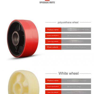 Forklift Wheel RED PU wheel for hand pallet forklift truck