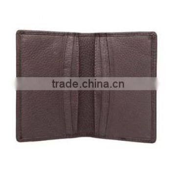 Genuine leather travel card holder RFID blocking card holder