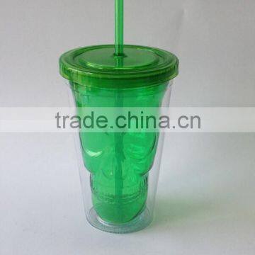 Double Wall Palstic Skull Bottle Bone China Mug Halloween Mug Quality Choice photo-4